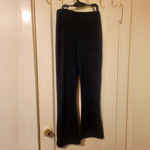 Urban Outfitters blue and black zebra swirl pants